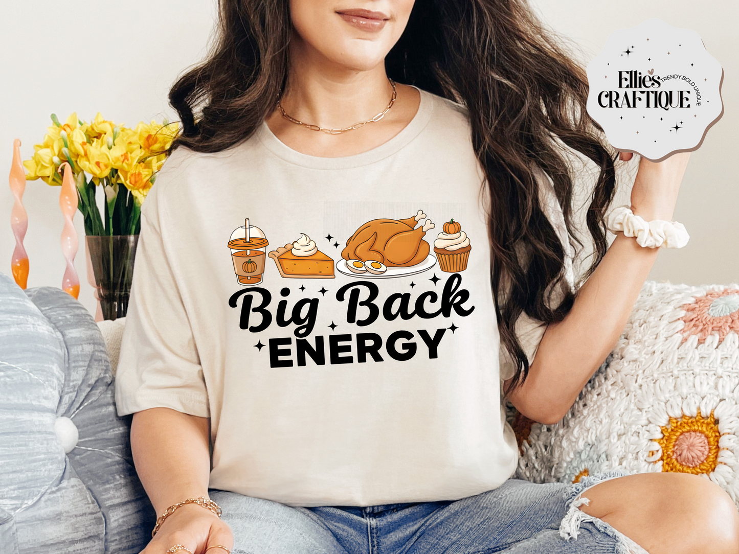 Big Back Energy Tee π¦ππ° (Thanksgiving Edition)
