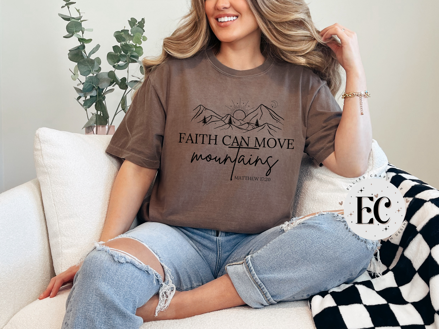 Faith Can Move Mountains Tee ⛰️