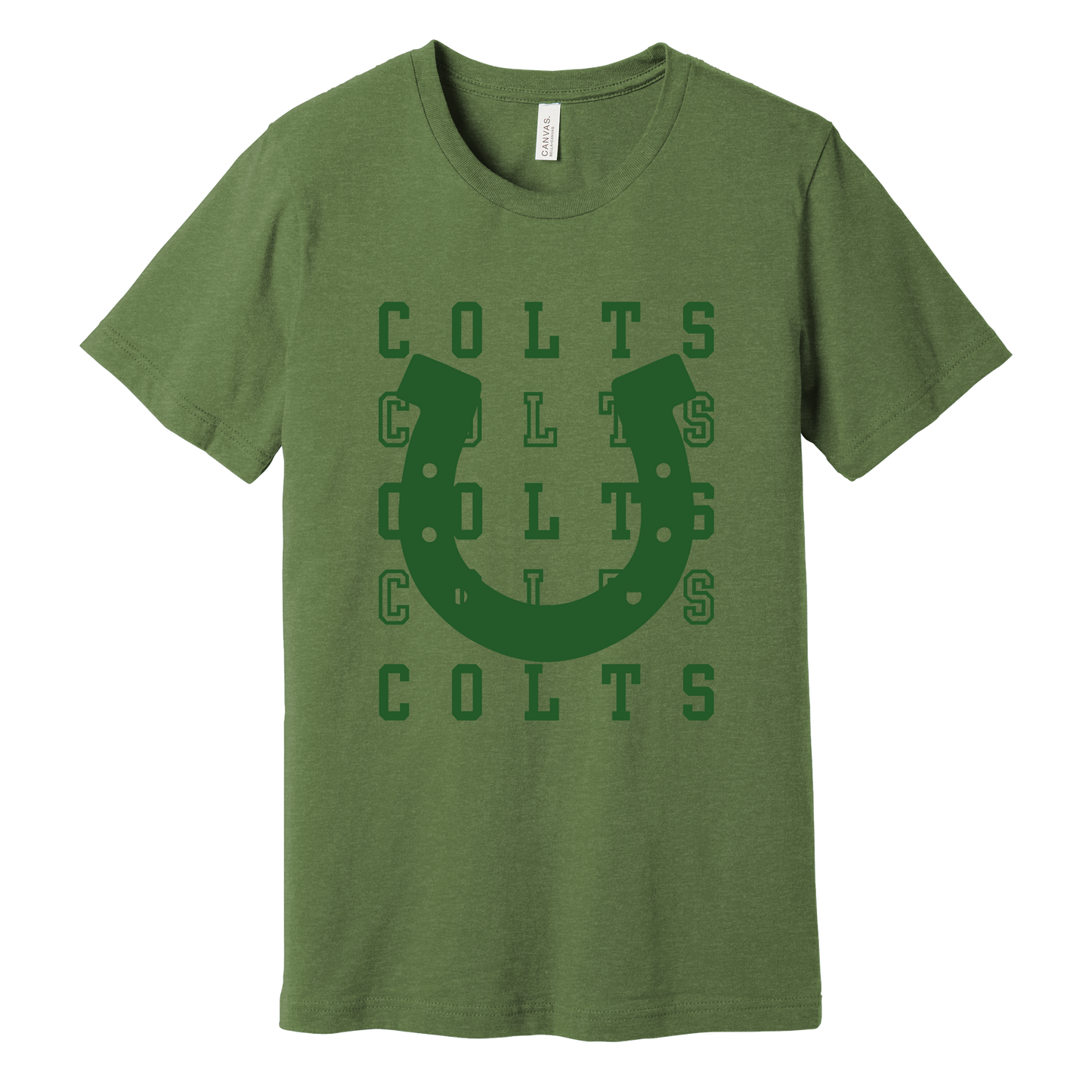 Bella + Canvas Unisex Heather CVC Colts Tee - Design 10