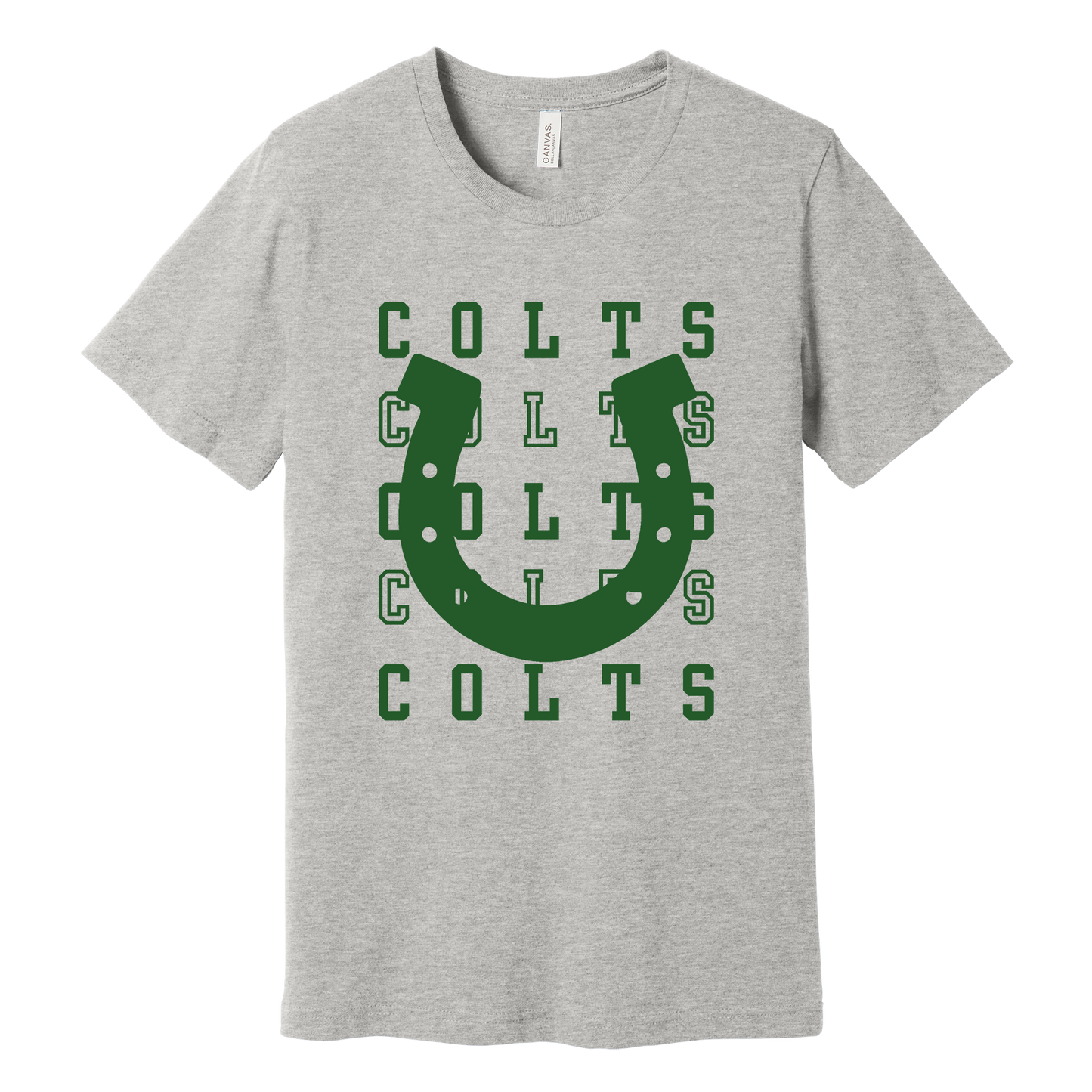 Bella + Canvas Unisex Heather CVC Colts Tee - Design 10