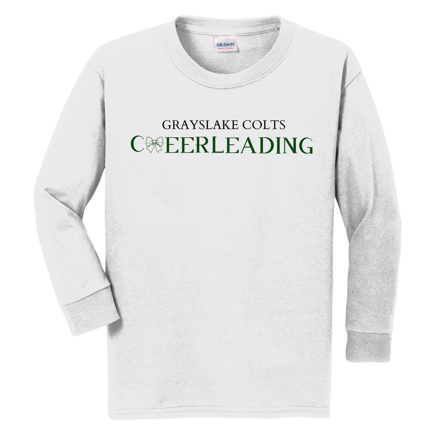 Gildan Youth Long Sleeve Cheerleading T-Shirt - Design 3