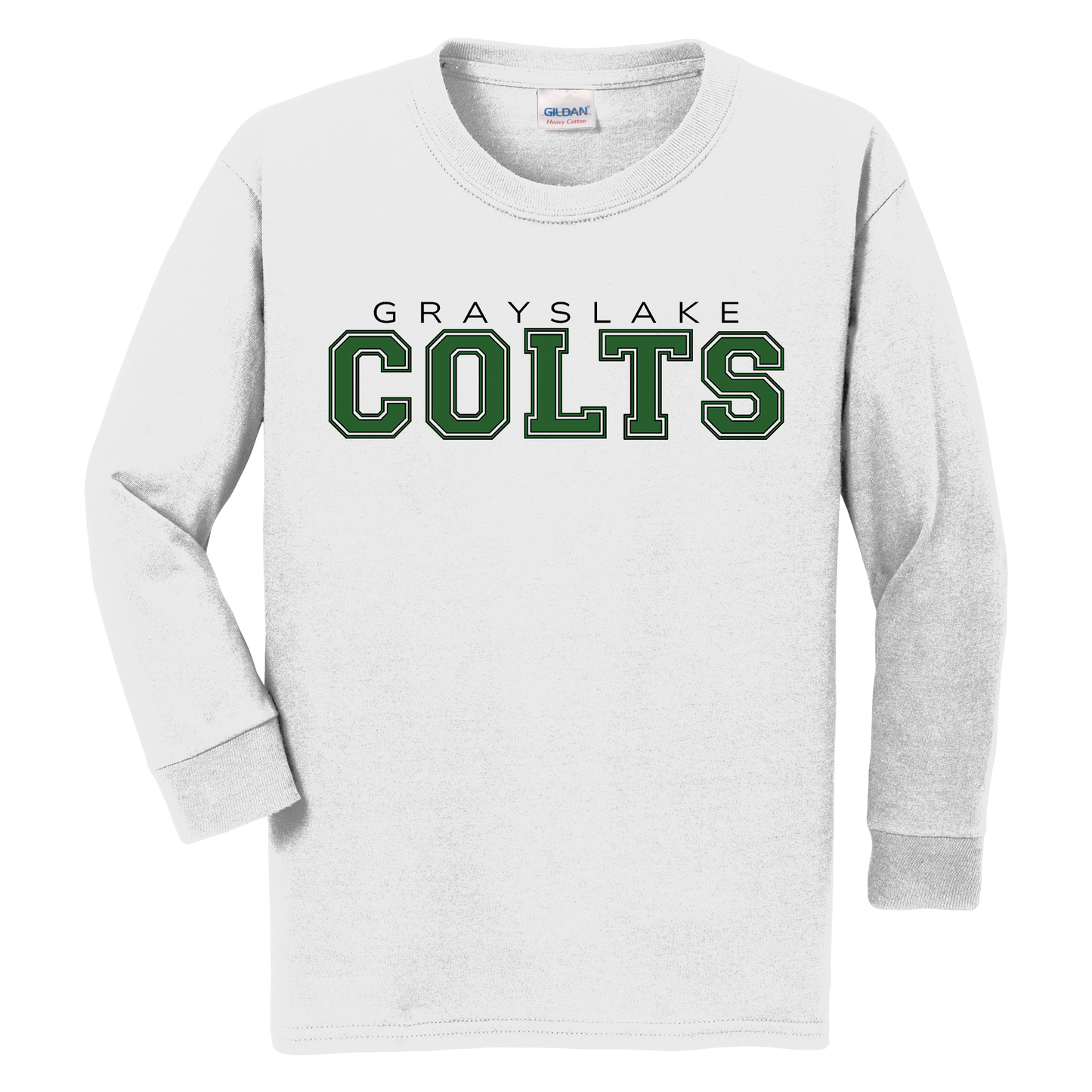 Gildan Youth Long Sleeve Colts T-Shirt - Design 5
