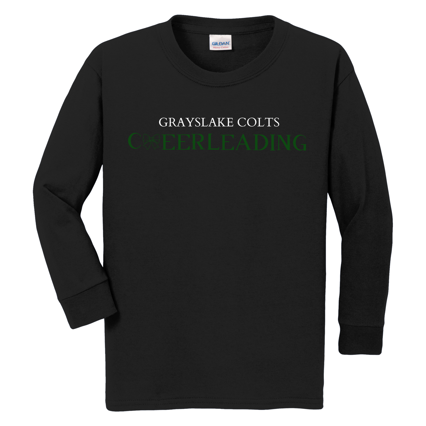 Gildan Youth Long Sleeve Cheerleading T-Shirt - Design 3