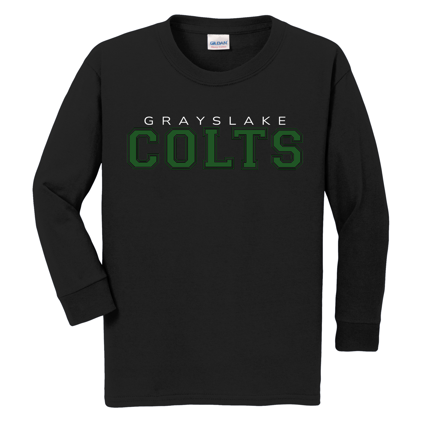 Gildan Youth Long Sleeve Colts T-Shirt - Design 5