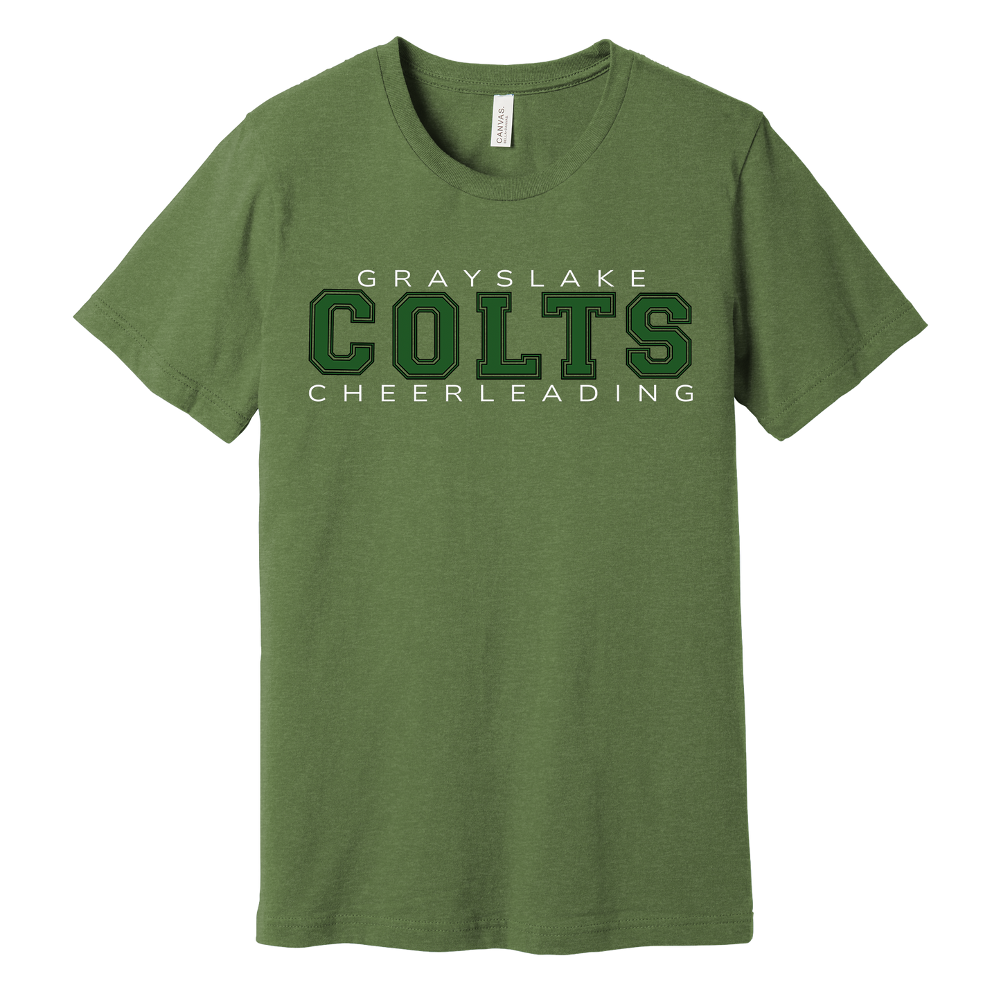 Bella + Canvas Unisex Heather CVC Cheer Tee - Design 2