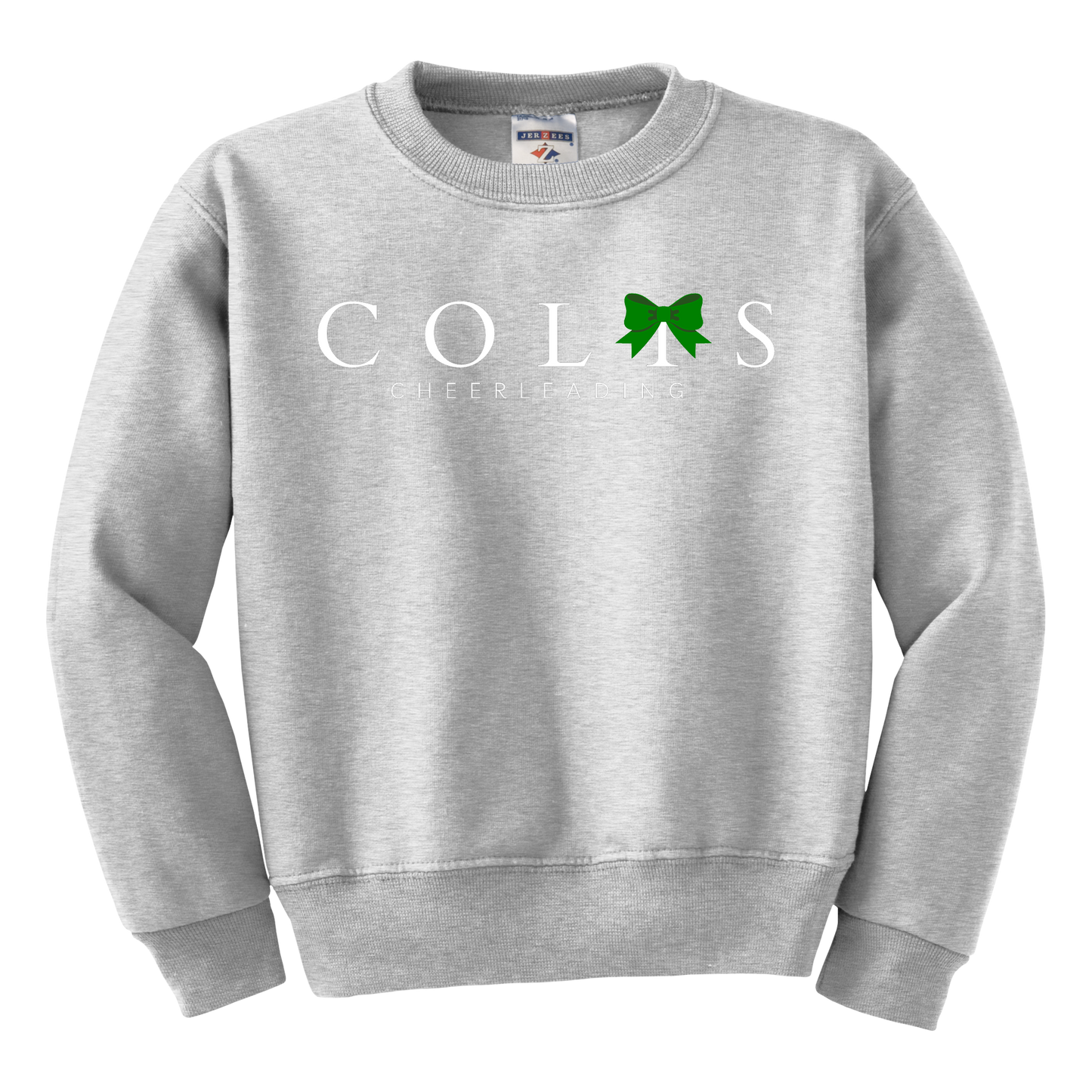 Jerzees Youth Cheerleading Crewneck - Design 7