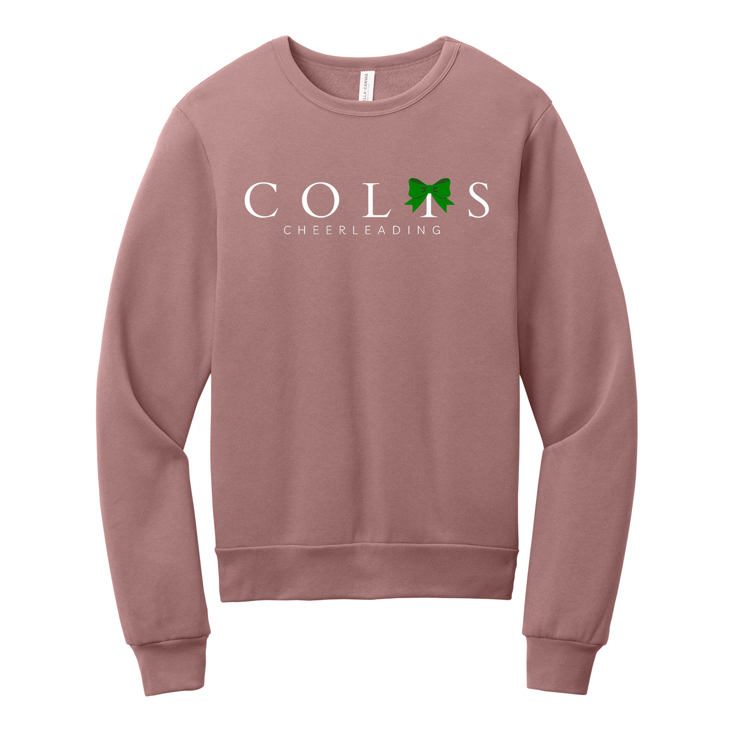 Bella + Canvas Unisex Sponge Fleece Classic Cheerleading Crewneck - Design 7