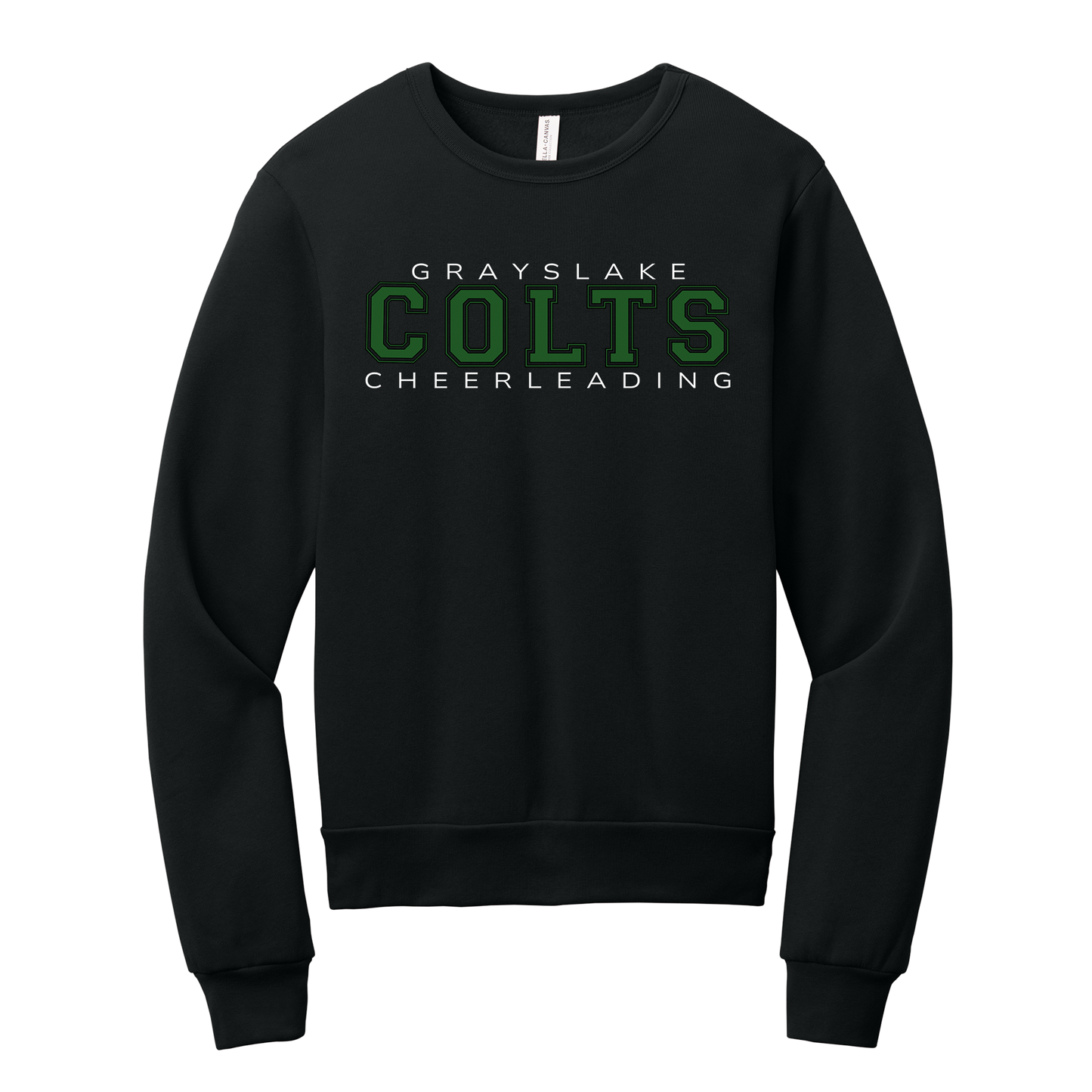 Bella + Canvas Unisex Sponge Fleece Classic Cheerleading Crewneck - Design 2