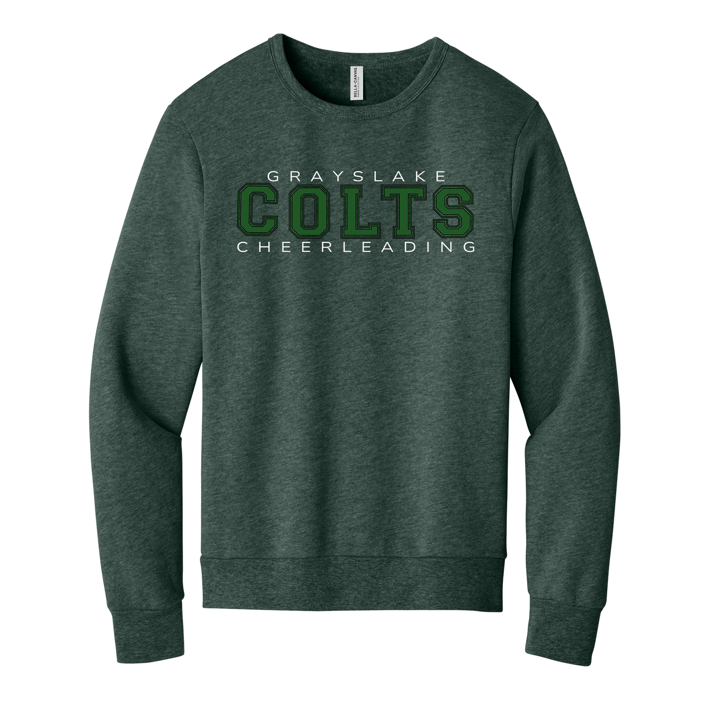 Bella + Canvas Unisex Sponge Fleece Classic Cheerleading Crewneck - Design 2