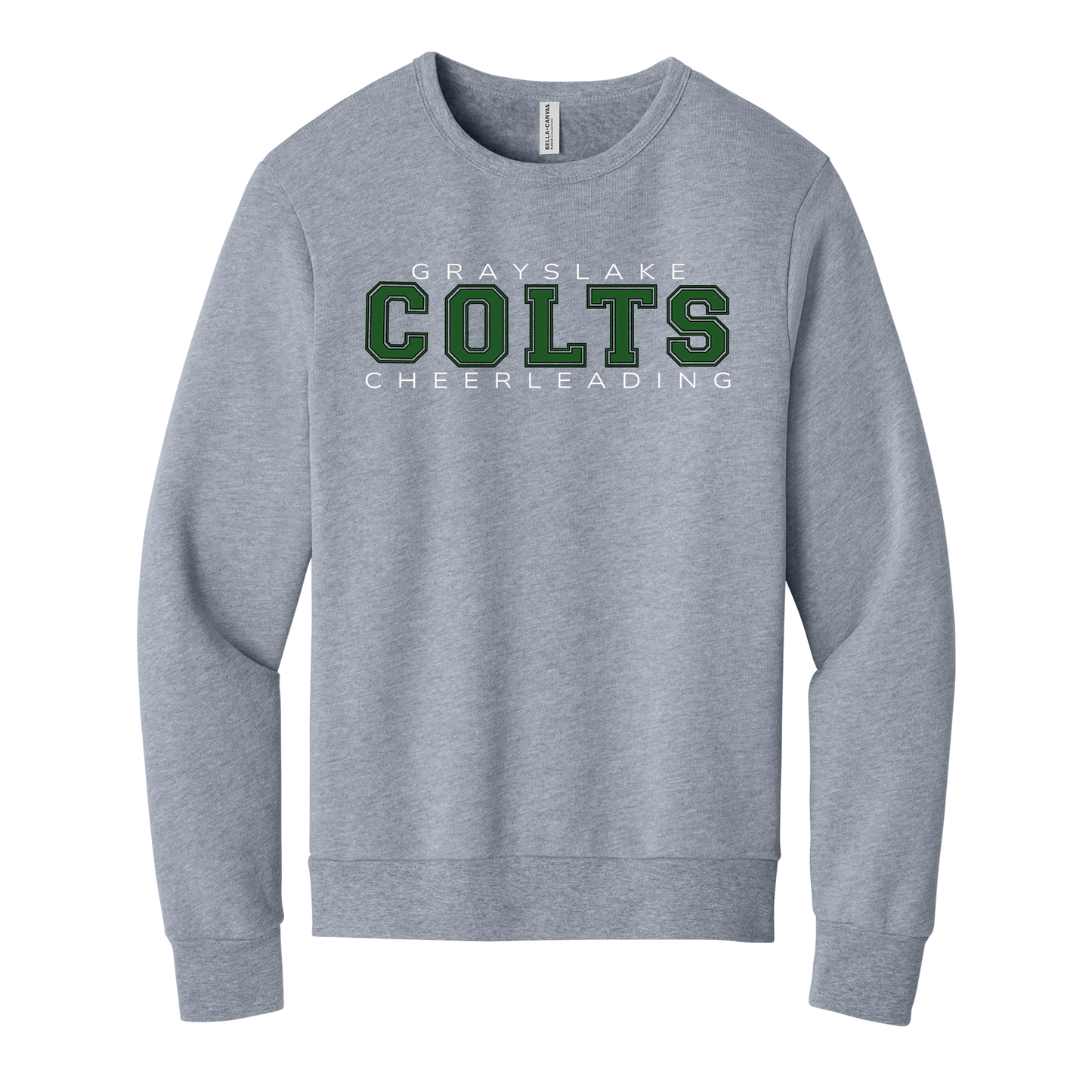 Bella + Canvas Unisex Sponge Fleece Classic Cheerleading Crewneck - Design 2