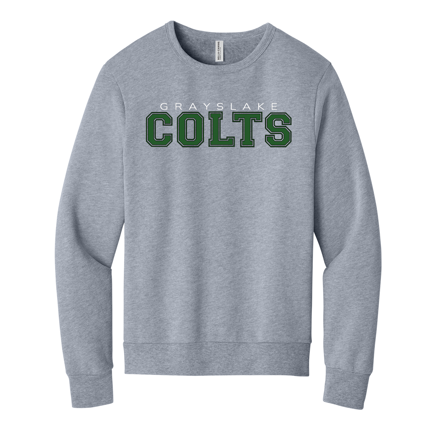 Bella + Canvas Unisex Sponge Fleece Classic Colts Crewneck - Design 5