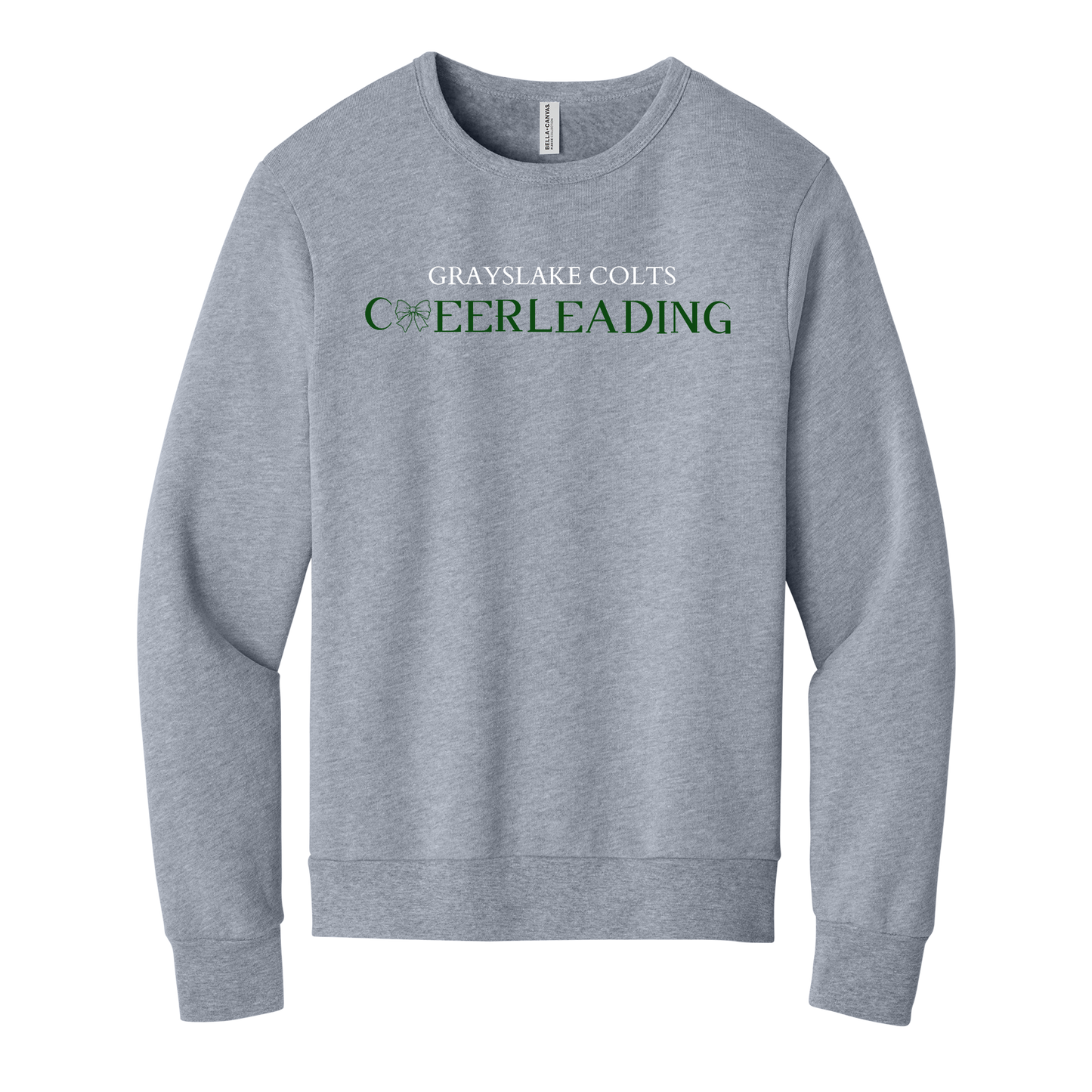 Bella + Canvas Unisex Sponge Fleece Classic Cheerleading Crewneck - Design 3