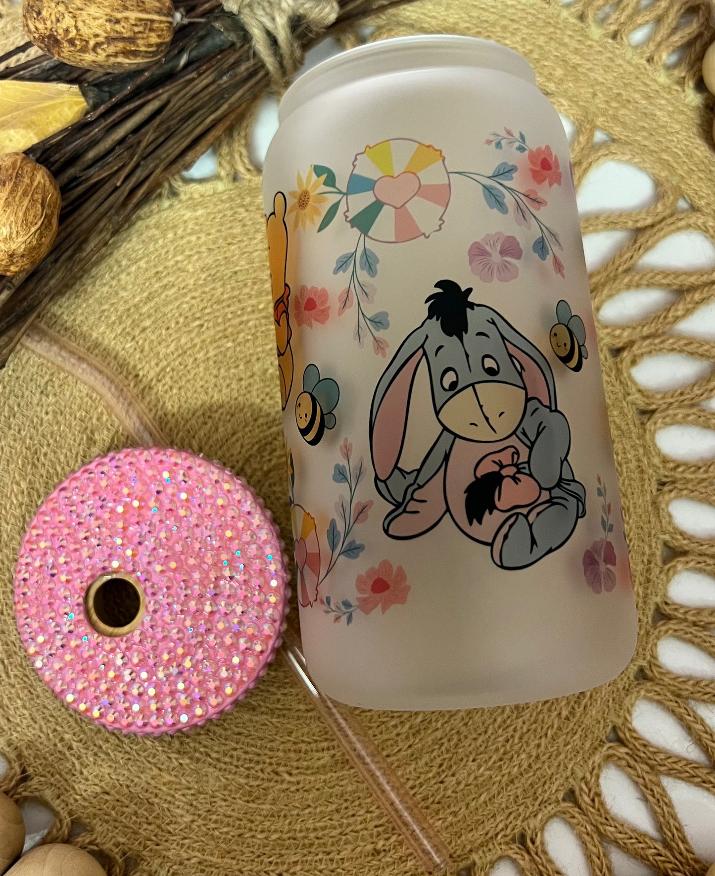 Floral Pooh and Friends