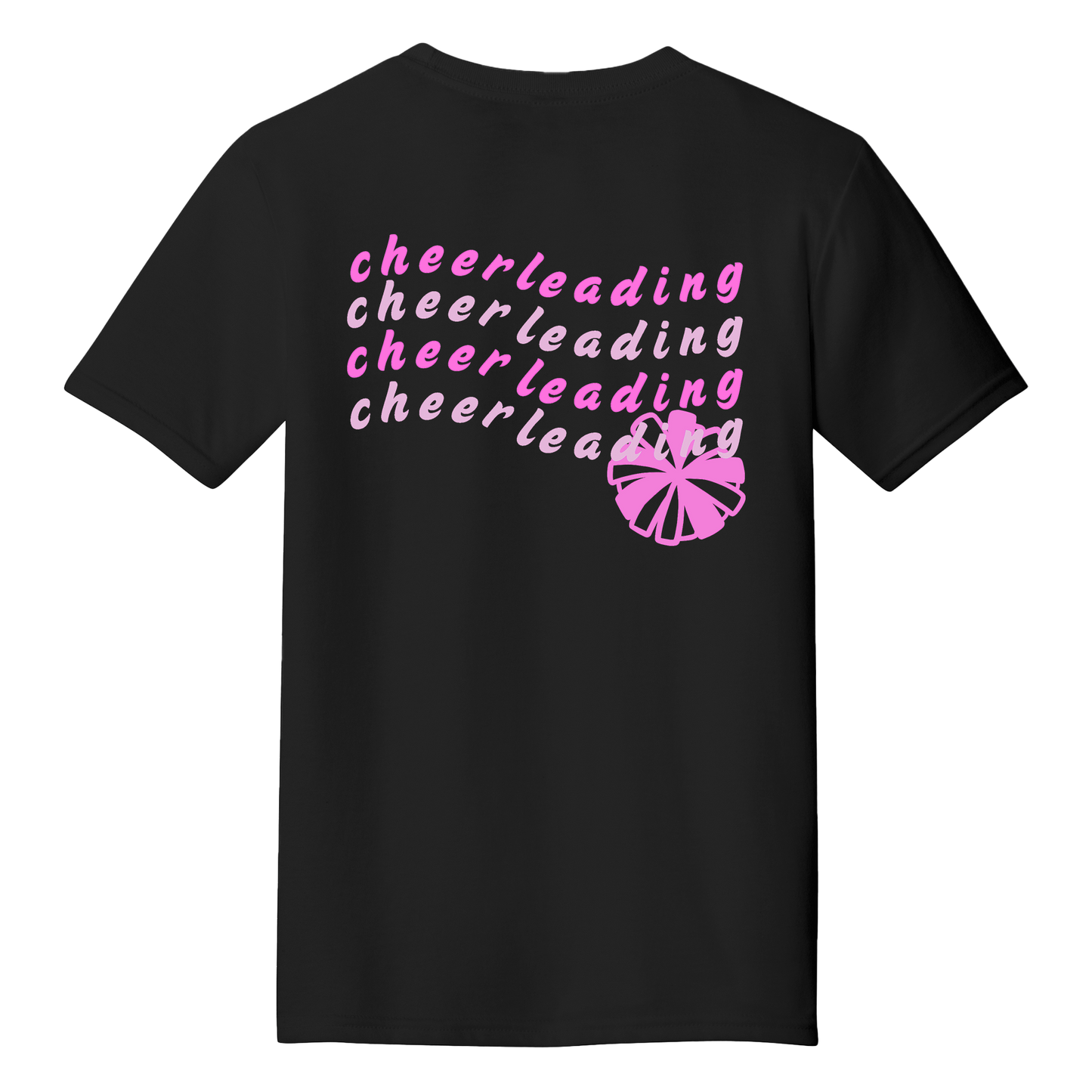 District Youth Cheerleading Tee - Pink Design