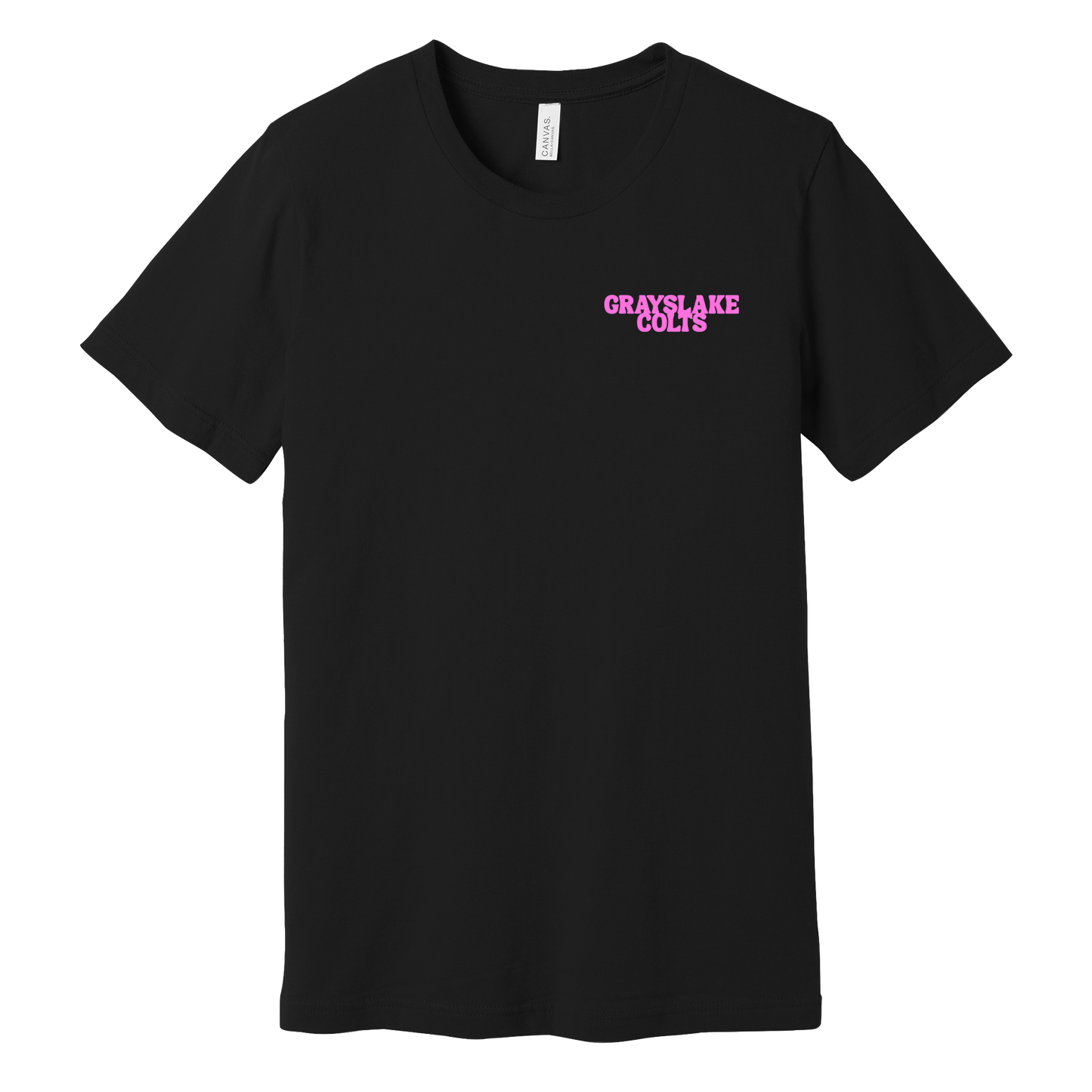 Bella + Canvas Unisex Heather CVC Cheerleading Tee - Pink Design