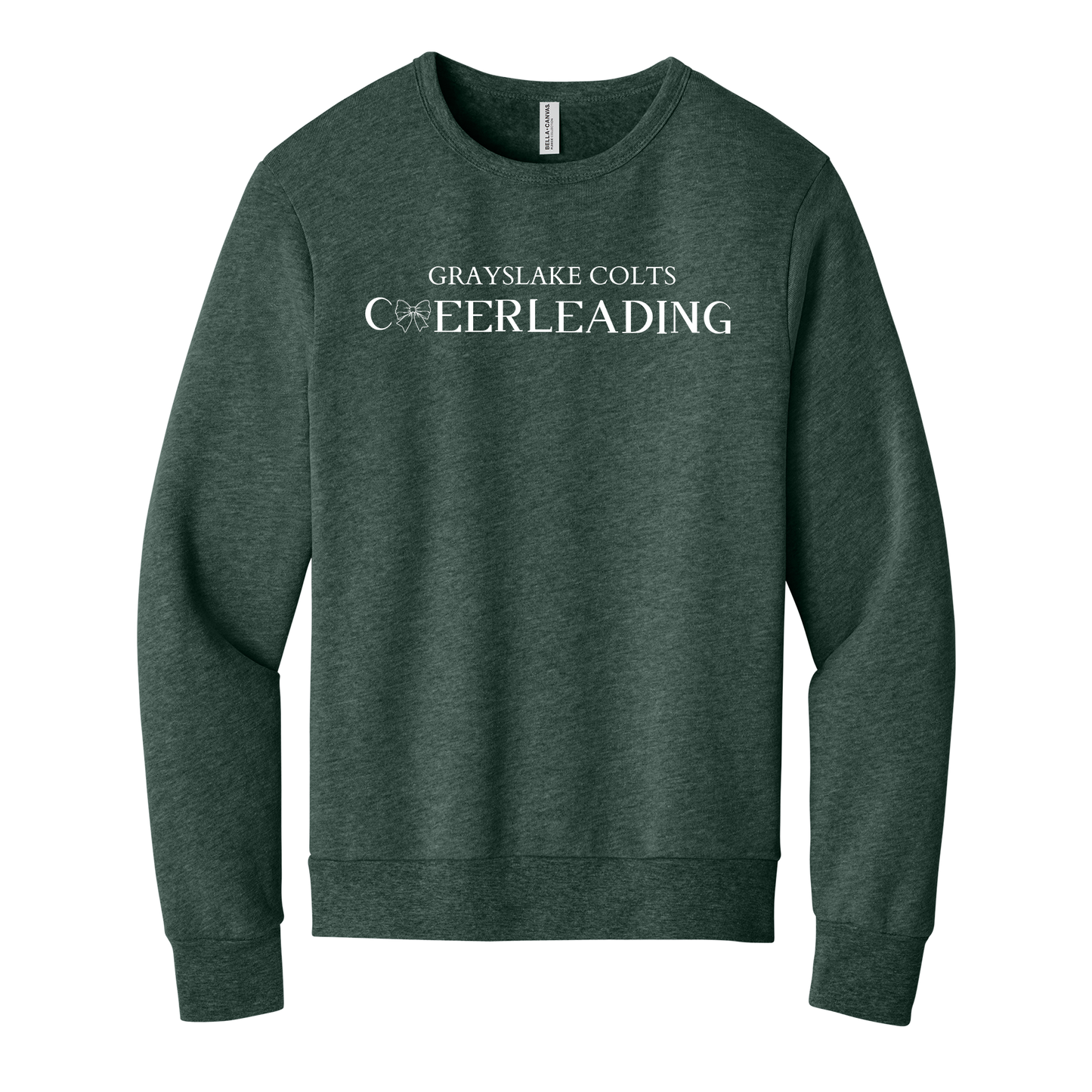 Bella + Canvas Unisex Sponge Fleece Classic Cheerleading Crewneck - Design 3