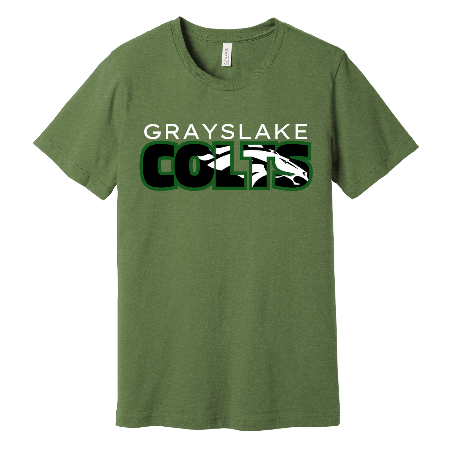 Bella + Canvas Unisex Heather CVC Colts Tee - Design 6