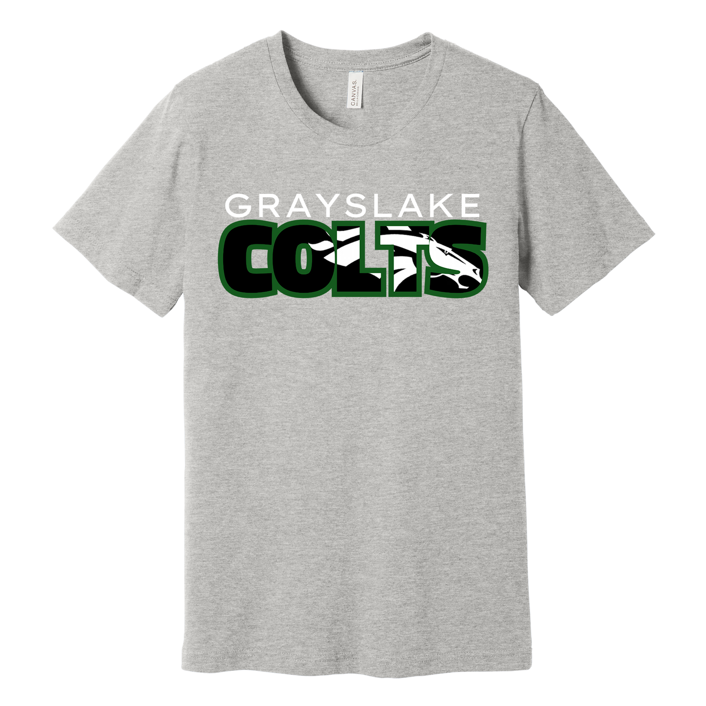 Bella + Canvas Unisex Heather CVC Colts Tee - Design 6