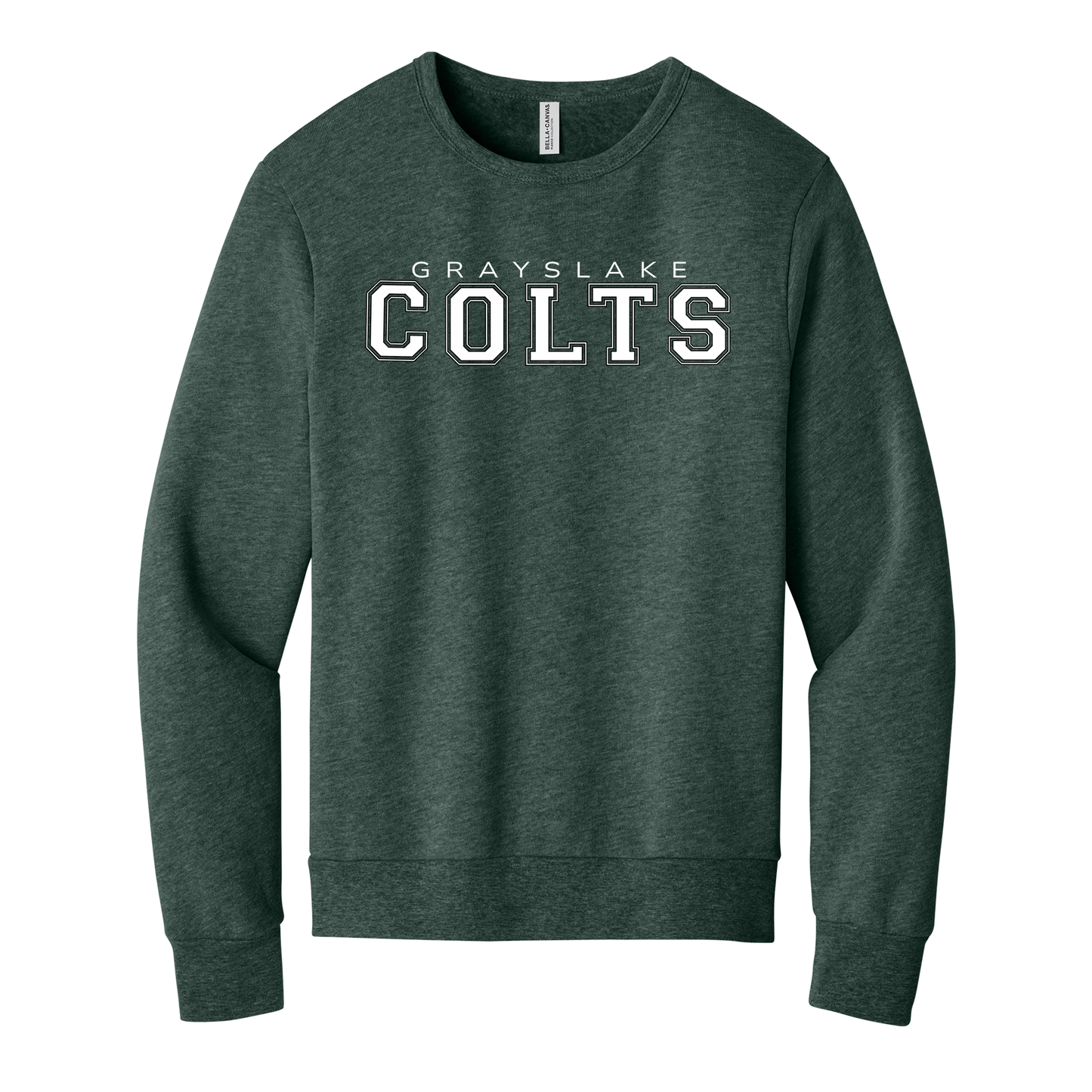 Bella + Canvas Unisex Sponge Fleece Classic Colts Crewneck - Design 5