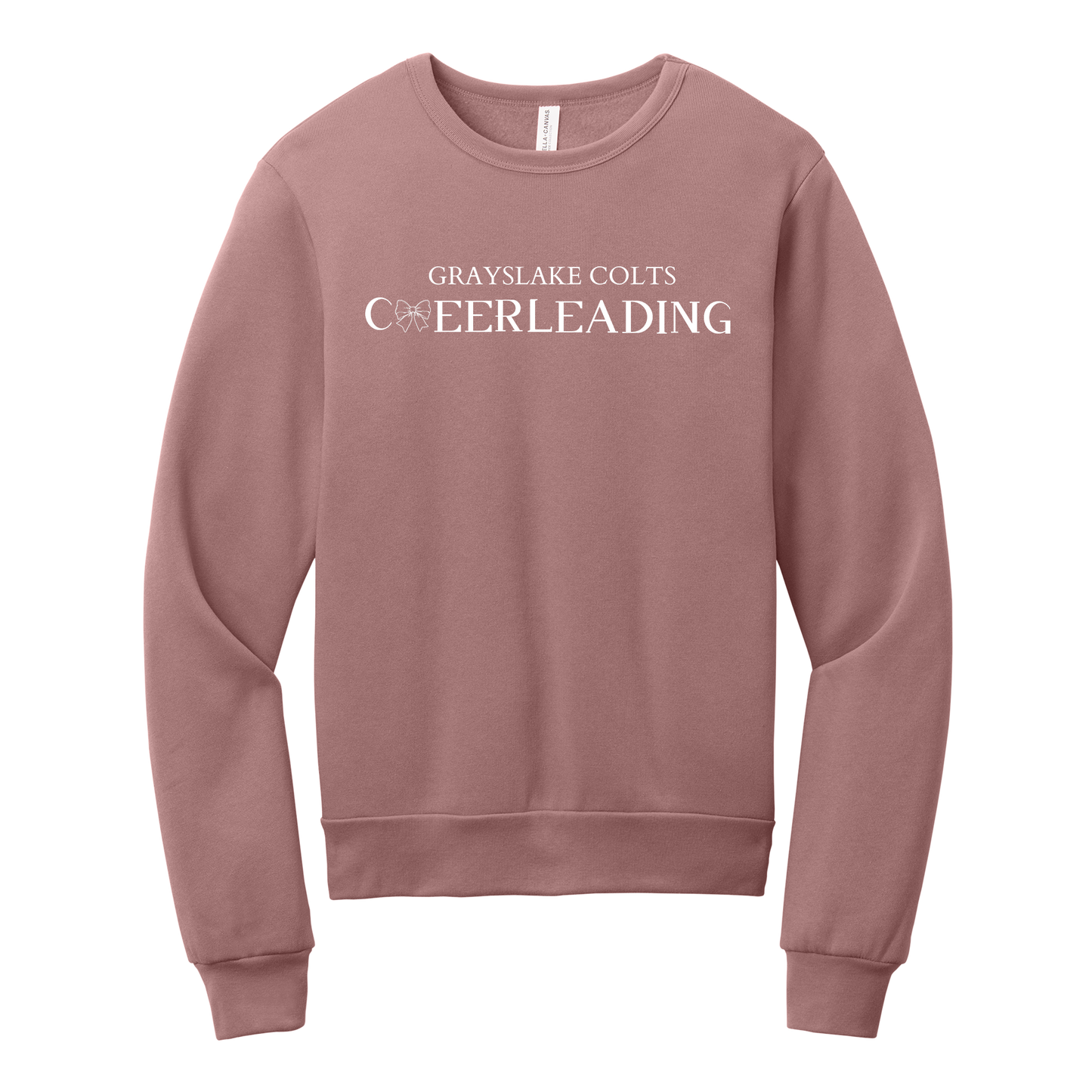 Bella + Canvas Unisex Sponge Fleece Classic Cheerleading Crewneck - Design 3