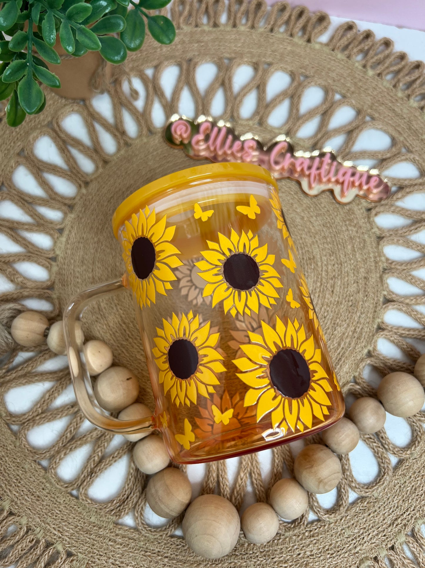 Golden Sunflower Bliss Mug