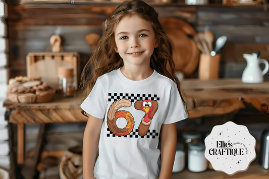 Kids “6/7” Turkey Tee 🦃🔥