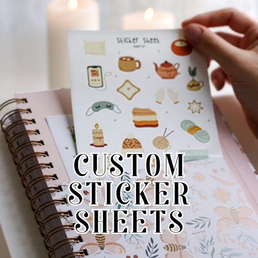 Custom Sticker Sheet ✨ (Upload Your PNG)