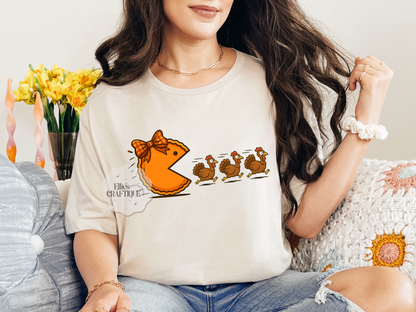 Pumpkin Pie Chasing Turkeys