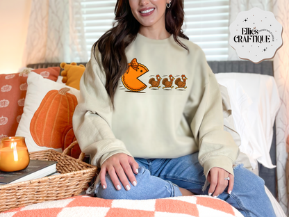 Pumpkin Pie Chasing Turkeys