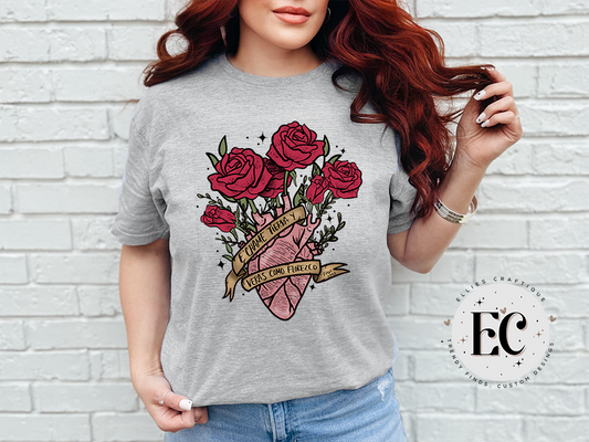 Corazón Florecido Tee 🌹