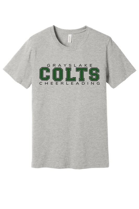 Bella + Canvas Unisex Heather CVC Cheer Tee - Design 2