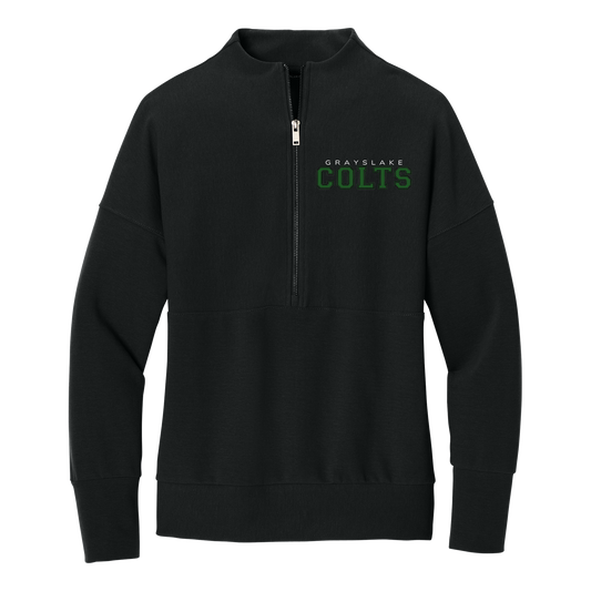 Mercer + Mettle Women’s Linear Texture Colts 1/4 zip - Custom
