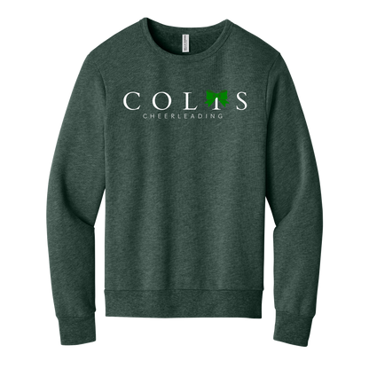 Bella + Canvas Unisex Sponge Fleece Classic Cheerleading Crewneck - Design 7