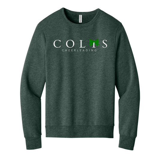 Bella + Canvas Unisex Sponge Fleece Classic Cheerleading Crewneck - Design 7