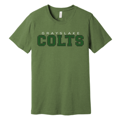 Bella + Canvas Unisex Heather CVC Colt Tee - Design 5