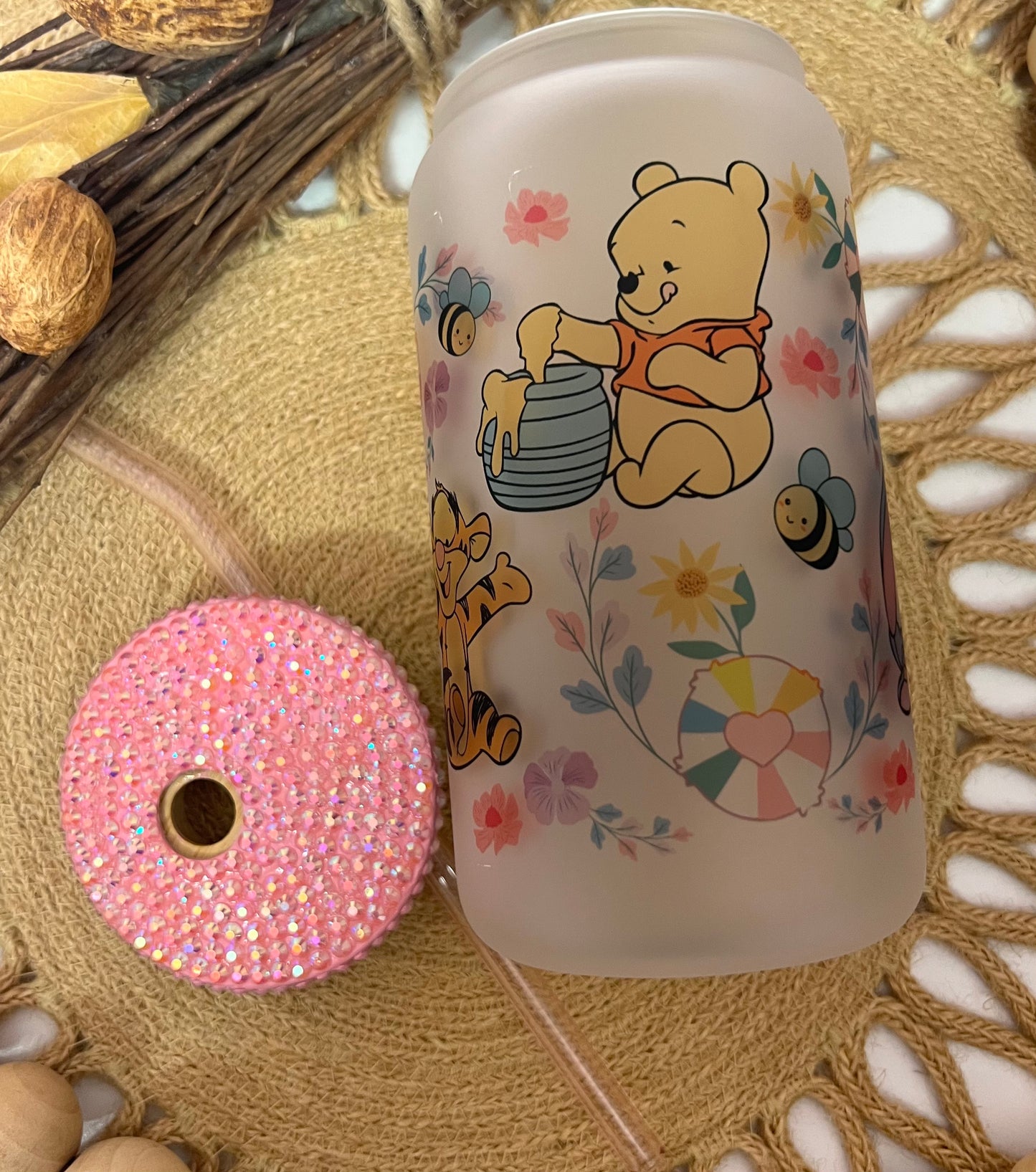 Floral Pooh and Friends