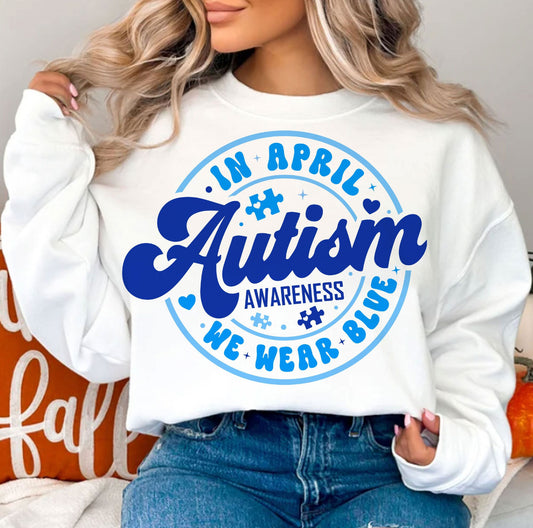 In April We Wear Blue - Autism