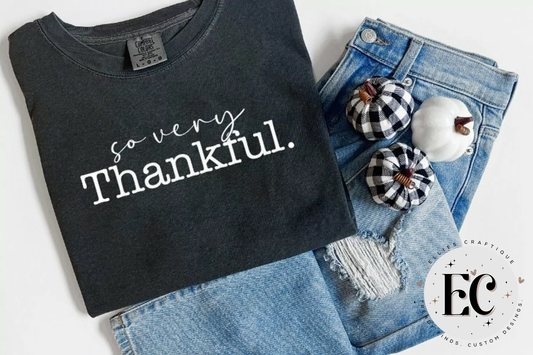 So Very Thankful Tee🤎🍂