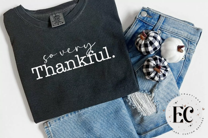 So Very Thankful Tee🤎🍂