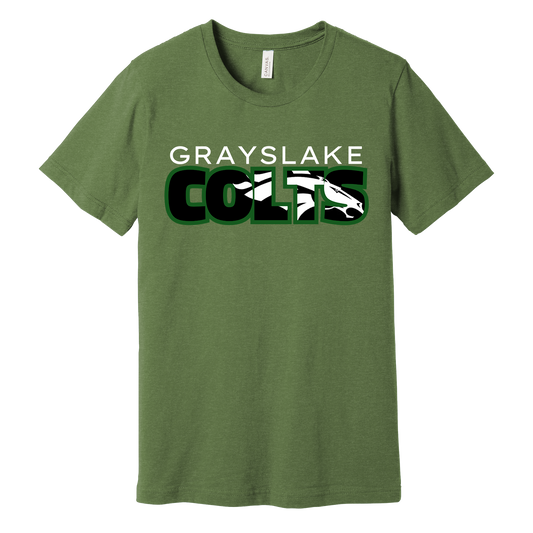 Bella + Canvas Unisex Heather CVC Colts Tee - Design 6