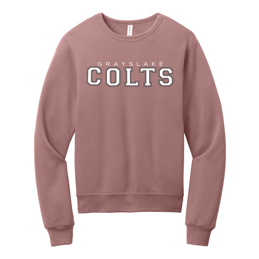 Bella + Canvas Unisex Sponge Fleece Classic Colts Crewneck - Design 5