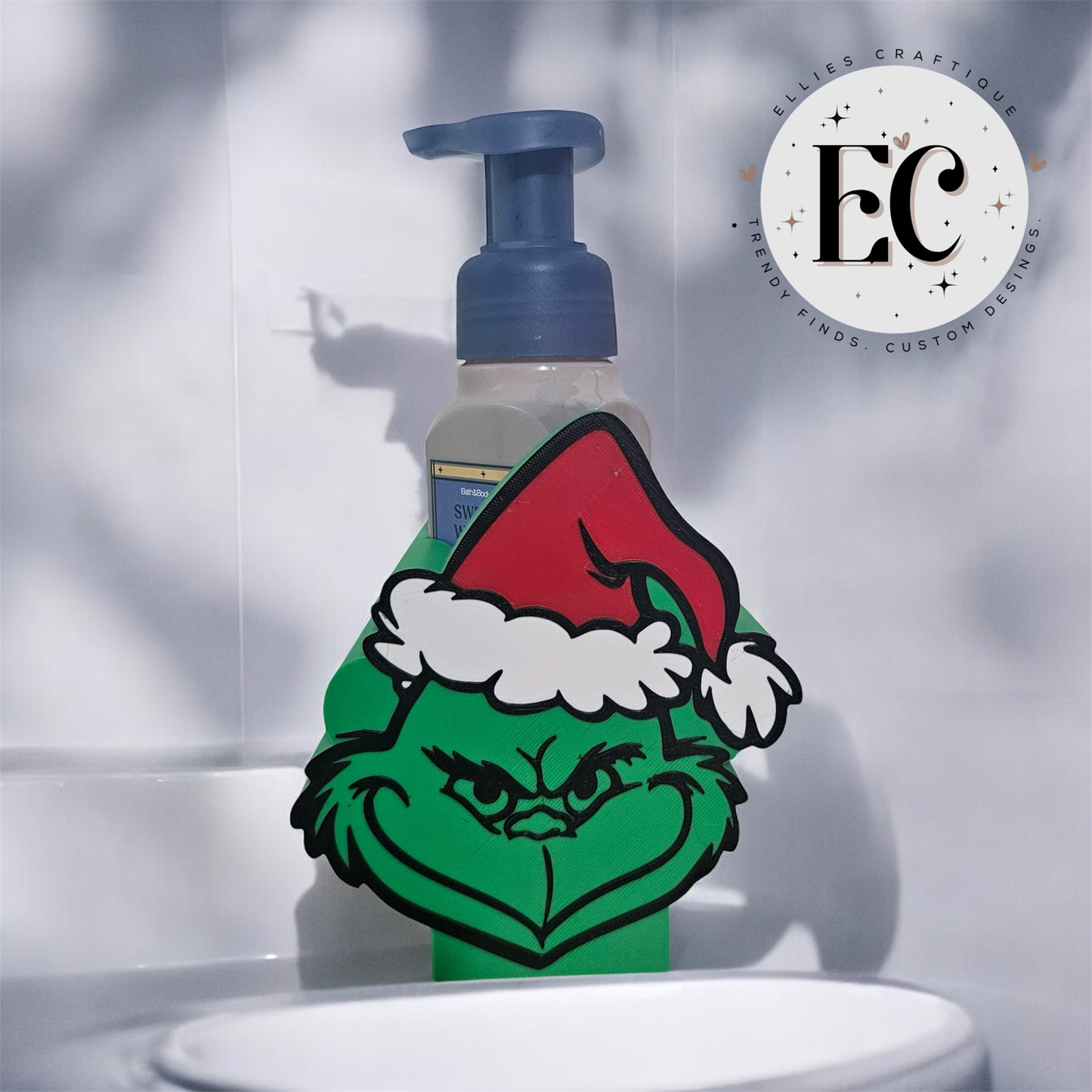 🎄 Holiday “Grinchyyy” Soap Holder– 3D Printed 🎁✨